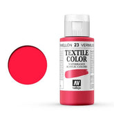 VALLEJO TEXTILE COLOR 23: 60 ML. VERMILION - Al Masam Stationery LLC